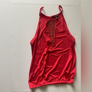 NWOT Red express studded tank top